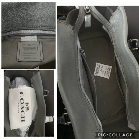 SALE💥💥NWT COACH FULTON SHOULDER BAG COLOR-BLOCK MIXED LEATHER SATCHEL - Picture 6 of 9